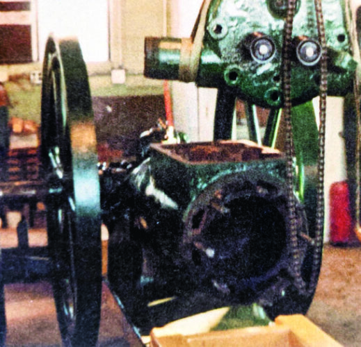 Witte 2HP engine crank guard location unknown Witte 2HP engine crank guard location unknown